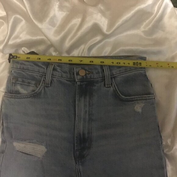 J Brand Destroyed Light Wash Destroyed Distressed Straight  leg Jeans 25 - Picture 3 of 14